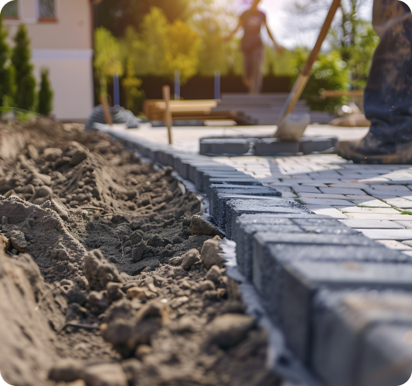 Osoba urządzająca ogród