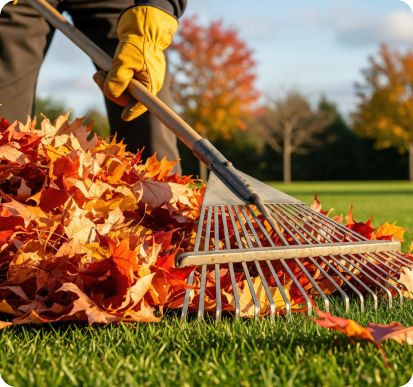 Prace ogrodnicze w ogrodzie